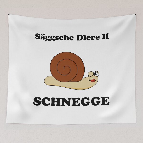Item preview, Saxon animals - The snail Schnegge designed and sold by shirts4people.