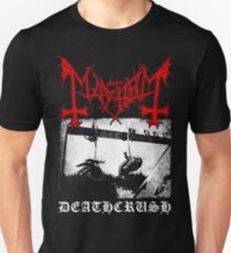 Mayhem Deathcrush Euronymous Dead Varg Slim Fit T-Shirt