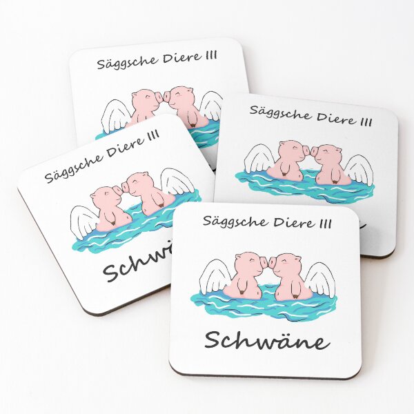 Item preview, Saxon animals - The swans pigs designed and sold by shirts4people.