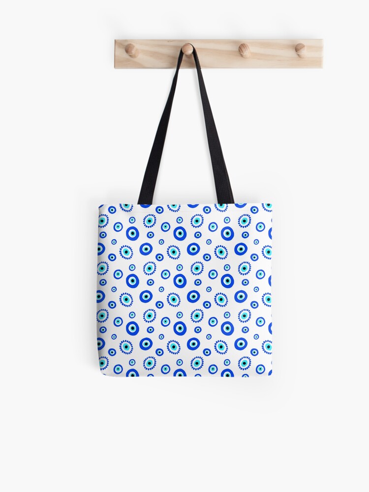 blue white bag