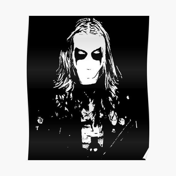 Mayhem Black Metal Dead Per Yngve Ohlin Poster