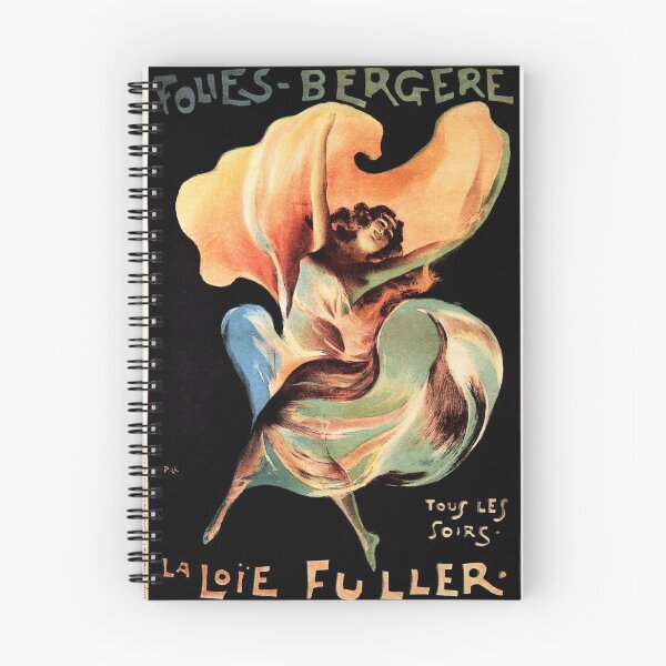 Item preview, Folies Bergere LA LOIE FULLER Paris Cabaret Music Hall Dance Vintage French designed and sold by retroposters.
