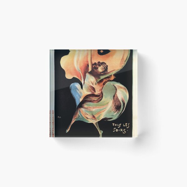Item preview, Folies Bergere LA LOIE FULLER Paris Cabaret Music Hall Dance Vintage French designed and sold by retroposters.