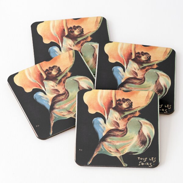 Aperçu de l'œuvre Folies Bergère LA LOIE FULLER Paris Cabaret Music Hall Danse Vintage Français créée et vendue par retroposters.