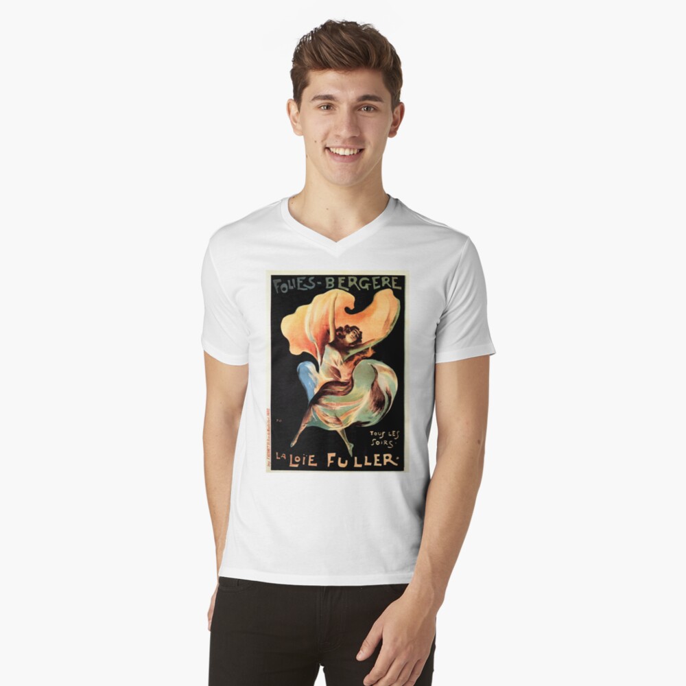 Item preview, V-Neck T-Shirt designed and sold by retroposters.