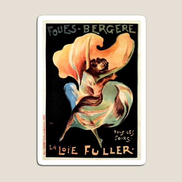 Item preview, Folies Bergere LA LOIE FULLER Paris Cabaret Music Hall Dance Vintage French designed and sold by retroposters.