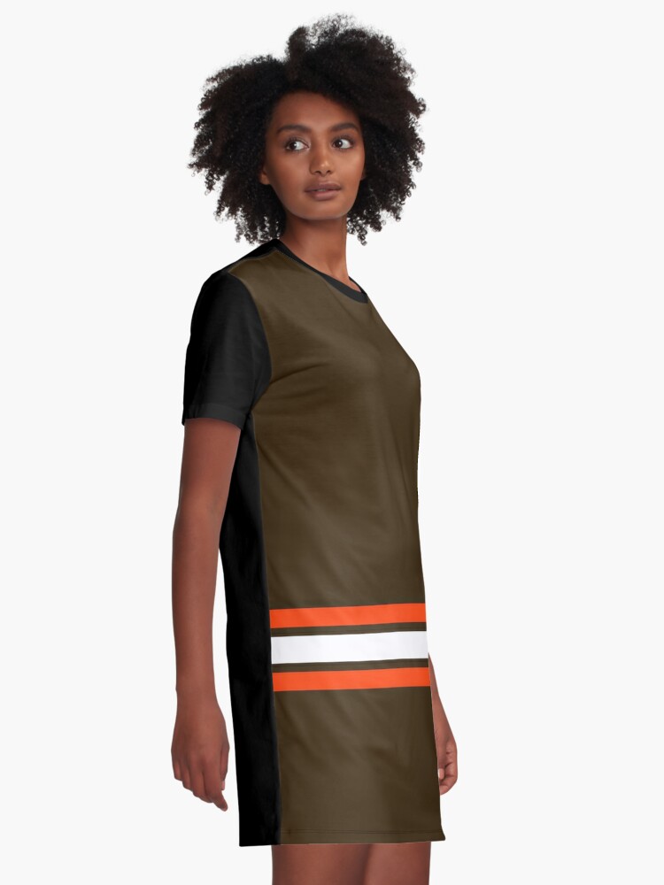 Cleveland Browns Stripe A-Line Dress for Sale by corbrand