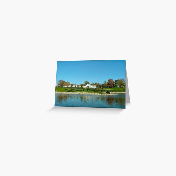 Richwood Farm Fall Panoramic View Greeting Card