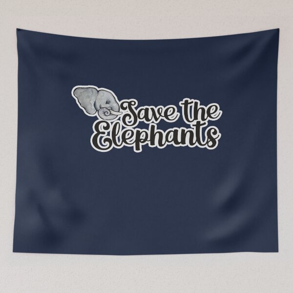 Item preview, Save the Elephants designed and sold by FrictionMaxxing.