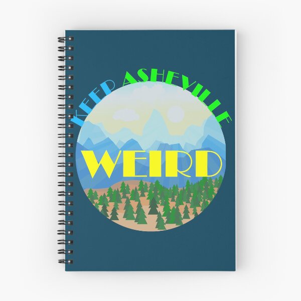 Item preview, Keep Asheville Weird Mountains Badge designed and sold by Bug & Brush.
