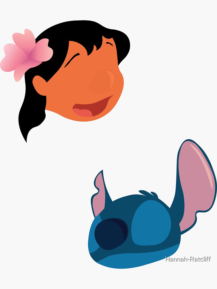 Lilo and Stitch Hula Sticker Sticker for Sale by abigaudet