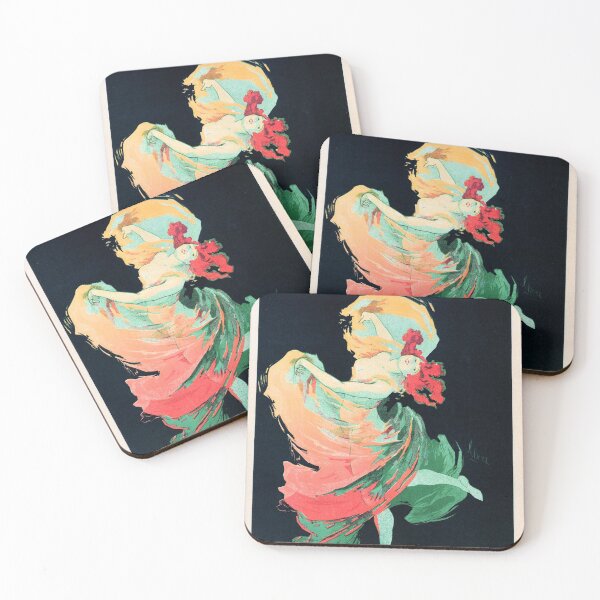 Item preview, LA LOIE FULLER Folies Bergere París Cabaret Music Hall Anuncio Vintage Francés designed and sold by retroposters.