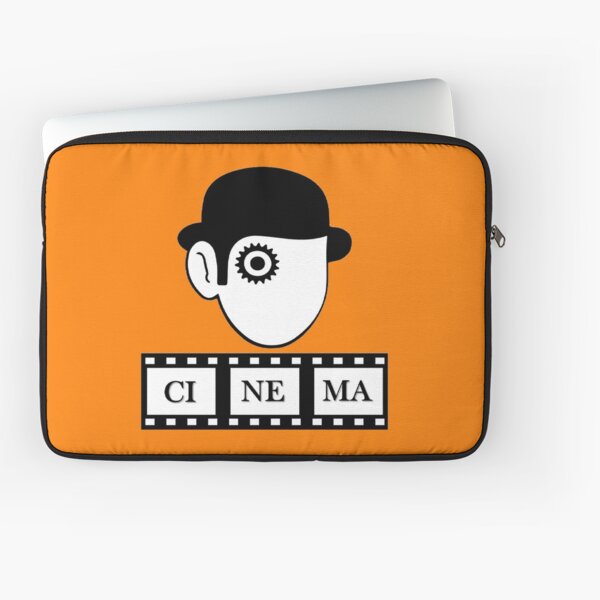 Cinema Orange Mechanic Movies Drugo Cinema Laptop Sleeve