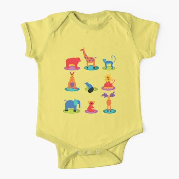 the zoo Short Sleeve Baby One-Piece