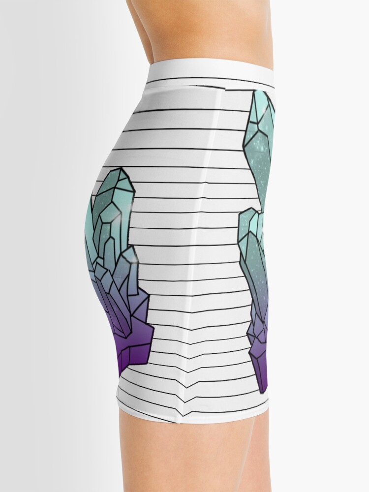 Alternate view of Crystal Gemstone Mini Skirt