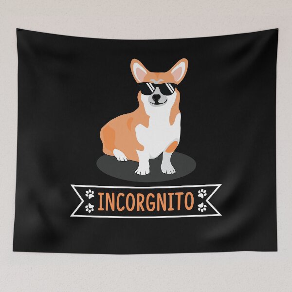 Item preview, Incorgnito cool dog Pembroke Welsh pun gift designed and sold by NeXore.