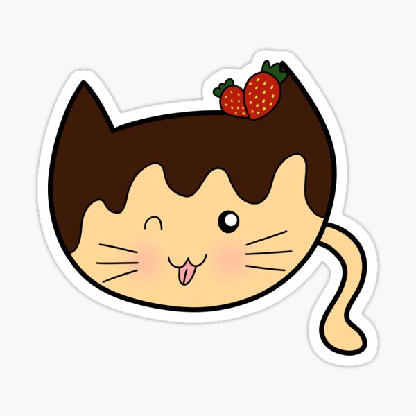 "Ice Cream Cats Vanilla " Sticker for Sale by StarShyneArt Redbubble