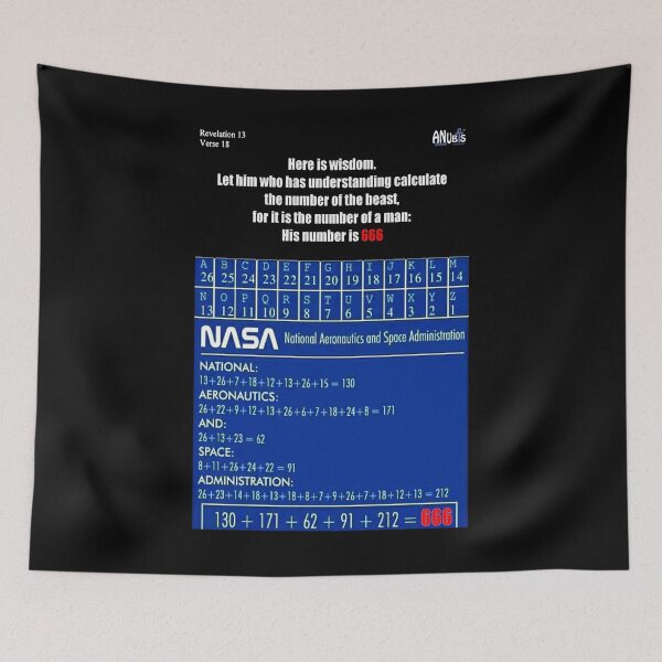 Item preview, NASA 666 designed and sold by AnubisApparel.