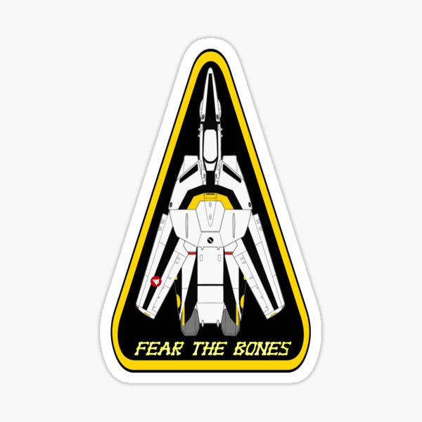 Macross Robotech Roy Focker Sticker