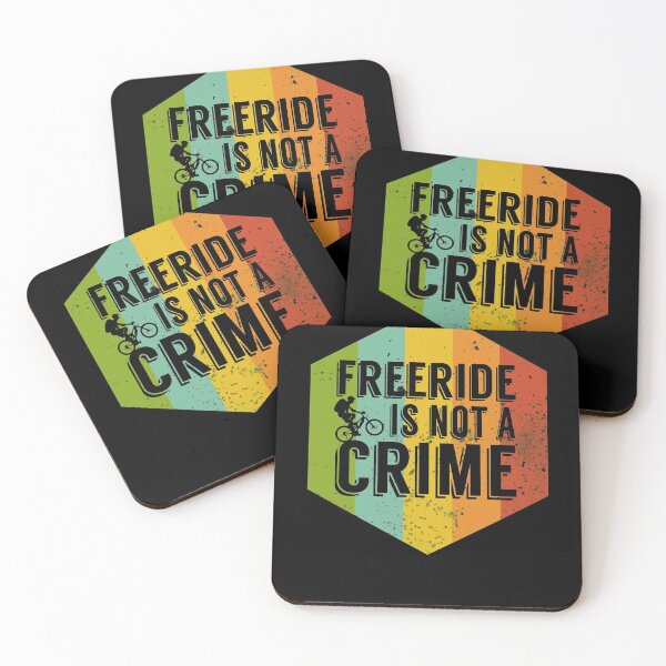 Item preview, Freeride is not a crime! Mountain Bike MTB Outdoor Bike Downhill Trail Mountains designed and sold by VollNiceDesign.