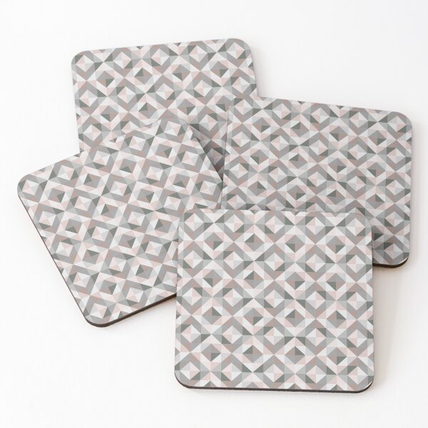 Item preview, Geometric - Rose & Grey designed and sold by ArenaArts.