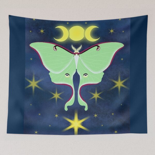 Item preview, La Luna (Moth) designed and sold by w-t-heck.