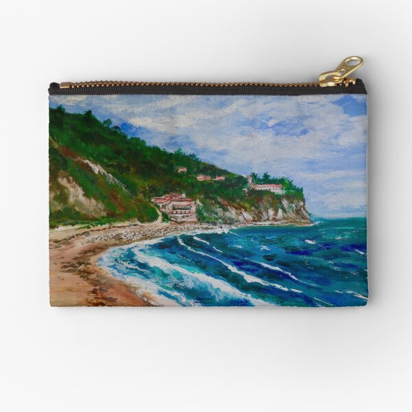 Burnout Beach, Palos Verdes Pennisula Zipper Pouch