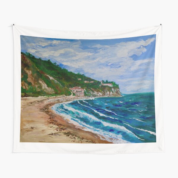 Burnout Beach, Palos Verdes Pennisula Tapestry