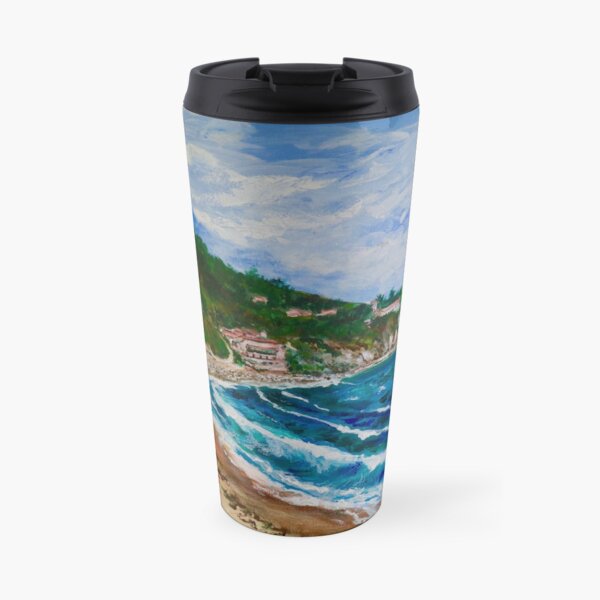 Burnout Beach, Palos Verdes Pennisula Travel Mug