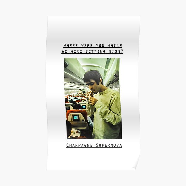 Oasis - Champagne Supernova - Liam Gallagher Poster