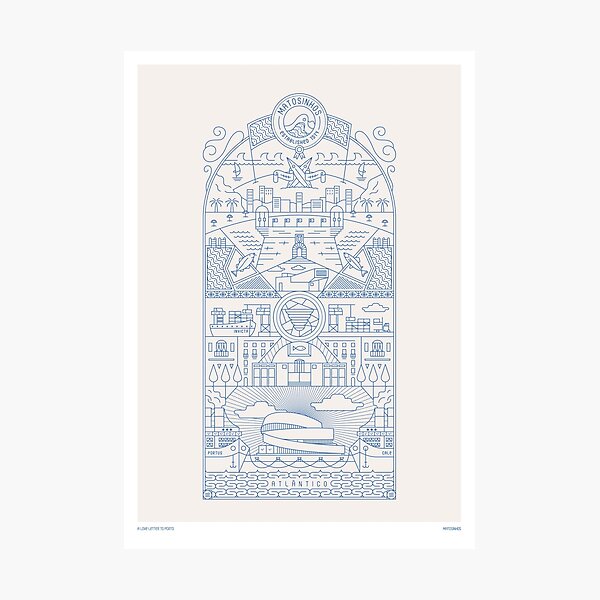 Item preview, Matosinhos - A Love Letter to Porto designed and sold by Borja Acosta de Vizcaíno.