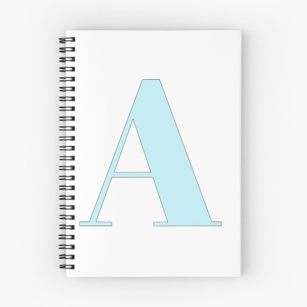 Item preview, The letter A (Pastel Blue) designed and sold by drawingbystephx.