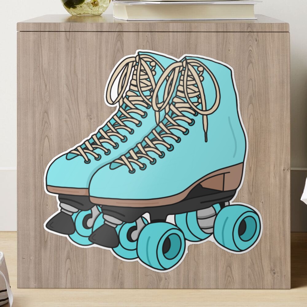 Retro Roller Skate Vinyl Sticker — Jaime Bramble Schell Art