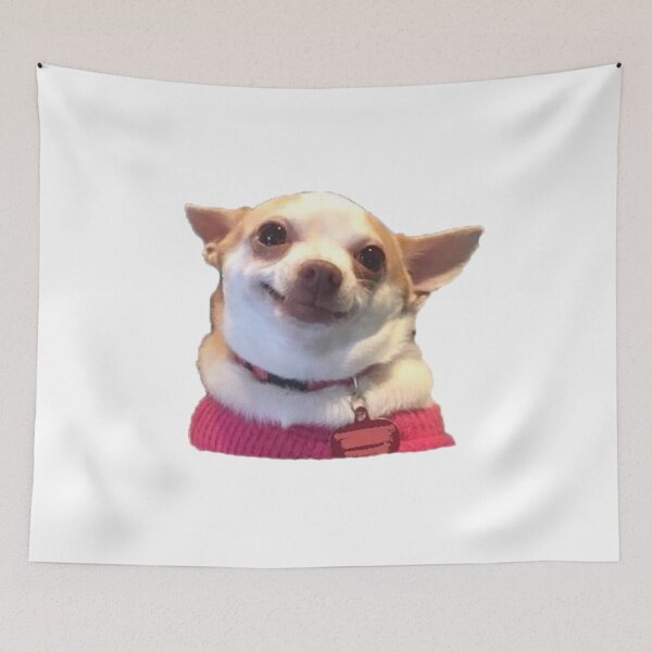 Item preview, Chihuahua meme smiling designed and sold by egwebb.
