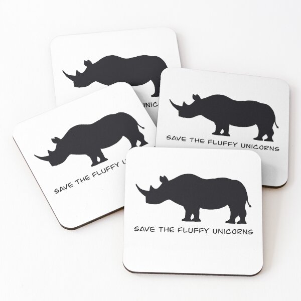 Item preview, Save the fluffy unicorns designed and sold by ivyelixir.