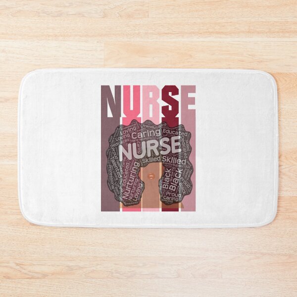Item preview, Black Nurse Words in Afro Art designed and sold by blackartmatters.