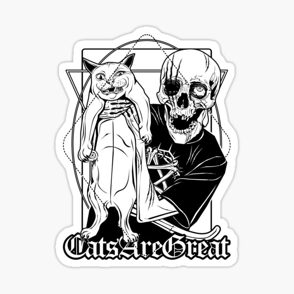 Cats are great! Sticker