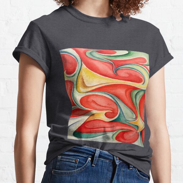 Acuarela 3 Camiseta clásica
