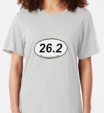 26.2 (Oreos I can eat in one sitting) Slim Fit T-Shirt