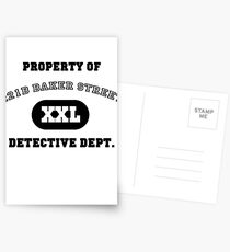 Property of 221B Baker Street - Detective Dept. Postcards