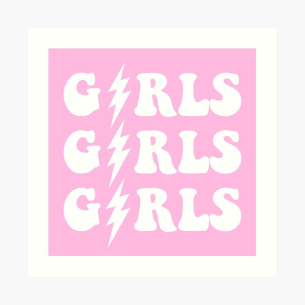 girls girls girls Art Print