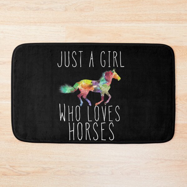 Item preview, Just A Girl Who Loves Horses  designed and sold by cimibaka25.