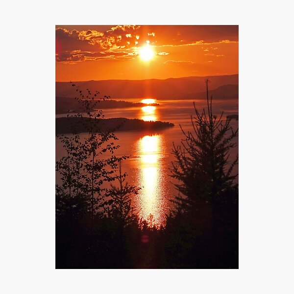 Sunset from Boulder Road Photographic Print