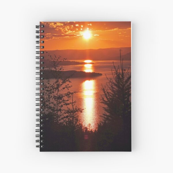 Sunset from Boulder Road Spiral Notebook