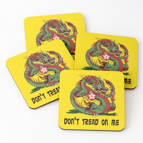 Item preview, Don't Tread On Me (Hong Kong) T-Shirt designed and sold by jacobcdietz.