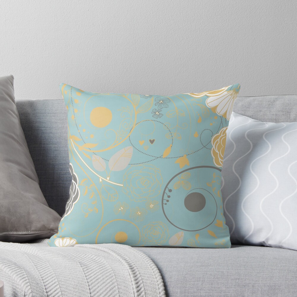 Item preview, Throw Pillow designed and sold by AbstractCreatur.