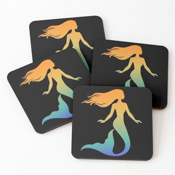 Item preview, Pretty Sunset Rainbow Mermaid designed and sold by SwagHut.