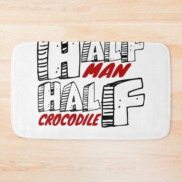 Item preview, Half Man Half Crocodile Animal Lover Sarcastic Humor T-Shirt designed and sold by findgreatshirts.