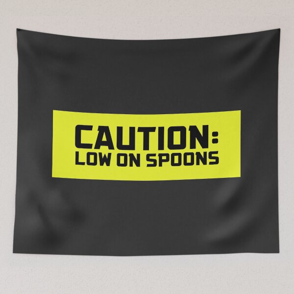Item preview, Caution: Low on Spoons designed and sold by ShopAWN.