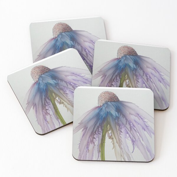 Item preview, Purple Daisy Alcohol ink designed and sold by Gill Barrett Art.